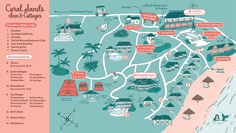 Full Coral Sands Map